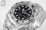 Rolex GMT-Master II 116759 Replica Watch – Silver with Swarovski Crystals, Luxury Style - Image 5