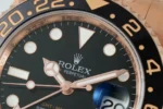 Rolex GMT-Master II GMT Black Dial Rose Gold Watch with Brown Ceramic Bezel - Image 5
