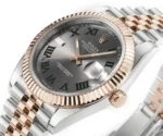 Rolex Datejust 41mm Watch – Two-Tone Steel and Rose Gold with Grey Dial - Image 5