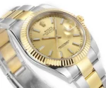 Rolex Datejust 41mm Two-Tone Gold and Steel Watch - Image 6