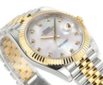 Rolex Datejust 41mm Two-Tone Gold and Steel Watch with Diamond Bezel - Image 6