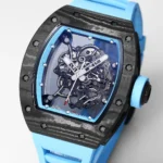 Richard Mille RM055 Carbon Fiber Blue Watch - Image 6
