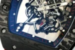 Richard Mille RM055 Skeleton Watch Red Strap - Image 6