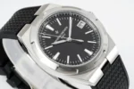 Vacheron Constantin Overseas 4500V Series – Black Dial, Rubber Strap, Luxury Steel Watch - Image 6