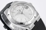 Vacheron Constantin Overseas 4500V Series – Silver Dial with Black Rubber Strap – Luxury Steel Watch - Image 6