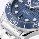 OMEGA Seamaster 300M Blue Dial Steel Watch - Image 6