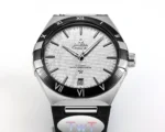 OMEGA Constellation Meteorite Watch Black Leather - Image 6