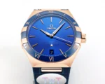 OMEGA Constellation Meteorite Blue Dial Watch (2) - Image 6