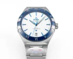 OMEGA Constellation Ceramic Blue Dial Watch - Image 6