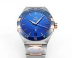 Omega Constellation Blue Dial Ceramic Watch - Image 6