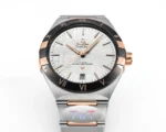 OMEGA Constellation Ceramic Bezel Silver Watch (2) - Image 6