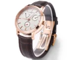 Vacheron Constantin Traditionnelle 83520/000R-9909 Rose Gold Mechanical Watch with Brown Leather Strap - Image 6