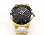 OMEGA Constellation Ceramic Bezel Gold Black - Image 6