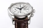 Longines Classic Chronograph Brown Leather Watch - Image 6