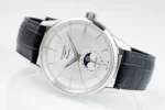 Longines Flagship Moonphase Watch Silver Black - Image 6