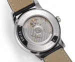 Longines Conquest Cyclops Black Leather Watch - Image 6