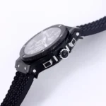 HUBLOT Big Bang 44mm Black Ceramic Chronograph Watch with Rubber Strap - Image 6