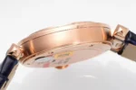 Cartier Pasha de Cartier 30mm Rose Gold Blue Leather - Image 10