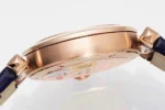 Cartier Pasha de Cartier Ladies Watch Rose Gold Blue Leather - Image 3