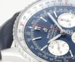 Breitling Navitimer 1 B01 Chronograph Blue Leather - Image 6