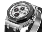Audemars Piguet Royal Oak Offshore Chronograph Silver Black Rubber - Image 6