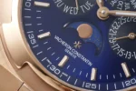 Overseas Perpetual Calendar 4300V Watch – Rose Gold with Blue Dial and Steel Bracelet - Image 6