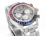 Rolex Daytona HB1 – Platinum Bezel, Stainless Steel Case, Automatic Mechanical Watch - Image 6