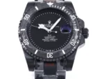 Rolex Submariner PARAKEET – Black Custom Carbon Fiber Bezel, Gradient Green Dial - Image 6