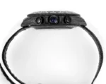 Rolex Daytona Carbon Fiber Custom Edition – Black with White Strap - Image 6