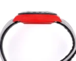Rolex Daytona Carbon Fiber Night Glow Case Watch – Red Dial, Grey Strap - Image 6