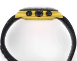 Rolex Daytona Carbon Fiber Night Glow Case Watch – Yellow with Black Strap - Image 6