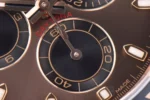Rolex Daytona Watch with Black Rubber Strap and Brown Dial - Image 6