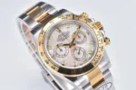 Rolex Daytona Watch with Moissanite Diamonds – Two-Tone with Mother-of-Pearl Dial - Image 6