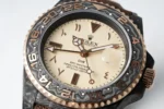 Rolex GMT-Master II Limited Edition – Carbon Fiber Case, Brown Strap, Beige Dial - Image 6