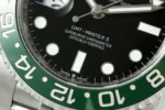 Rolex GMT-Master II GMT Black Dial Green Bezel Stainless Steel Watch - Image 6