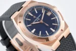 Vacheron Constantin Overseas 4500V Series – Rose Gold Case, Blue Dial, Rubber Strap Watch - Image 6