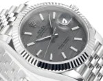 Rolex Datejust 41mm Meteorite Dial Stainless Steel Watch – Silver - Image 6