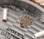 Rolex Datejust 41mm Watch with Platinum Bezel and Grey Dial - Image 7