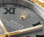 Rolex Datejust 41mm Watch – Two-Tone Steel and Gold with Grey Dial - Image 7