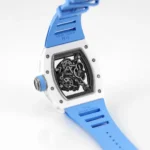 Richard Mille White Cerami White Ceramic Blue Strap Watch - Image 7