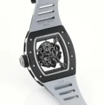 Richard Mille Black Ceramic Watch Grey Strap - Image 7