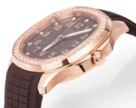 Patek Philippe Aquanaut Luce 5268R Rose Gold Brown - Image 7