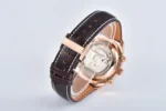 Longines Master Moonphase Chronograph L2.773.4.78.6 Rose Gold Leather - Image 7