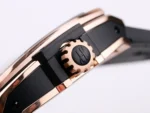 Hublot Masterpiece 906 Rose Gold/Platinum Plated Skeleton Tourbillon Watch with Black Leather Strap - Image 6