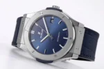 Hublot Classic Fusion WWF Replica Watch – Titanium, Blue Dial, 45MM Automatic - Image 7
