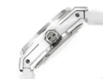 Hublot Big Bang One-Click 39mm Stainless Steel White Pave Watch – Automatic, White Strap - Image 7
