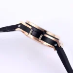 Hublot Big Bang 44mm Rose Gold Black Dial Rubber Strap Chronograph Watch - Image 7