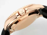 Rolex Yacht-Master Rose Gold Black Rubber - Image 7