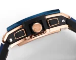HUBLOT Spirit of Big Bang King Gold Blue Skeleton Dial Limited Edition Watch with Rubber Strap - Image 7