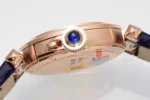 Cartier Pasha de Cartier Ladies Watch Rose Gold Blue Leather - Image 6